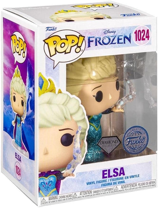 Disney: Ultimate Princess POP! Vinyl Figure Elsa (Frozen) (DGLT) Special Edition 9 cm