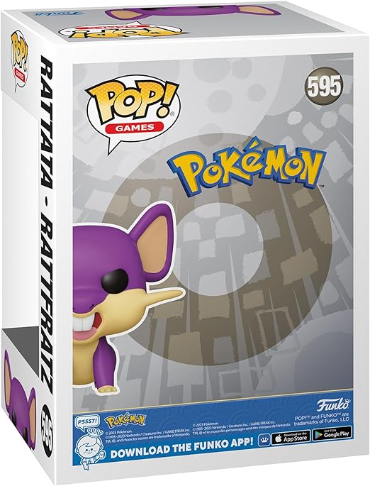 Pokemon POP! Games Vinyl Figure Rattata 9 cm