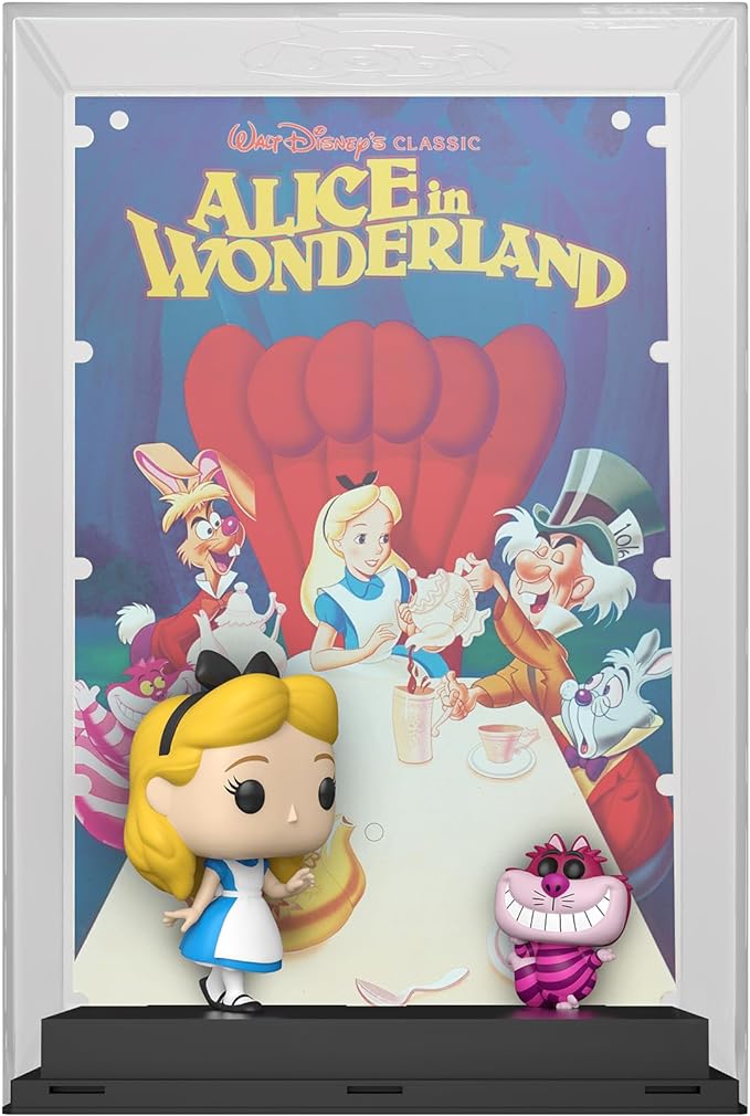 Disney's 100th Anniversary POP! Movie Poster & Figure Alice in Wonderland 9 cm