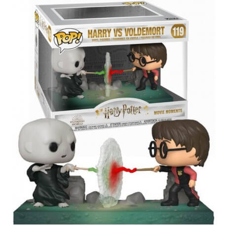 Harry Potter POP! Movie Moment Vinyl Figure Harry VS Voldemort 9 cm