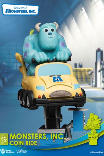 Disney Coin Ride Series D-Stage PVC Diorama Monsters Inc. 16 cm