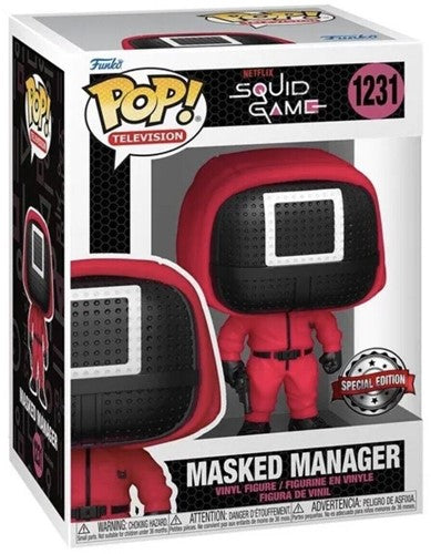 Squid Game POP! Television Vinyl Figure Masked Manager Special Edition 9 cm