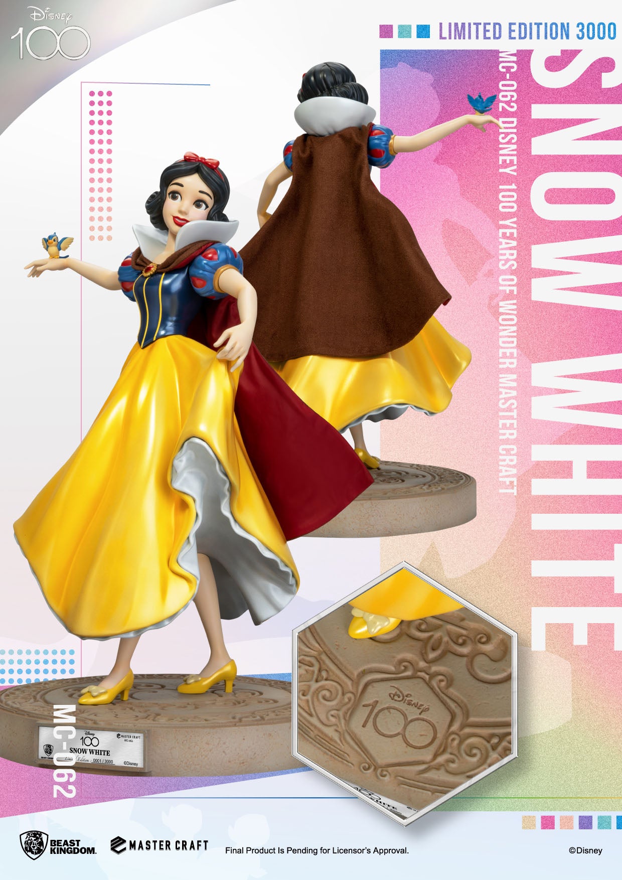 Disney 100 Years of Wonder Master Craft Statue Snow White 40 cm