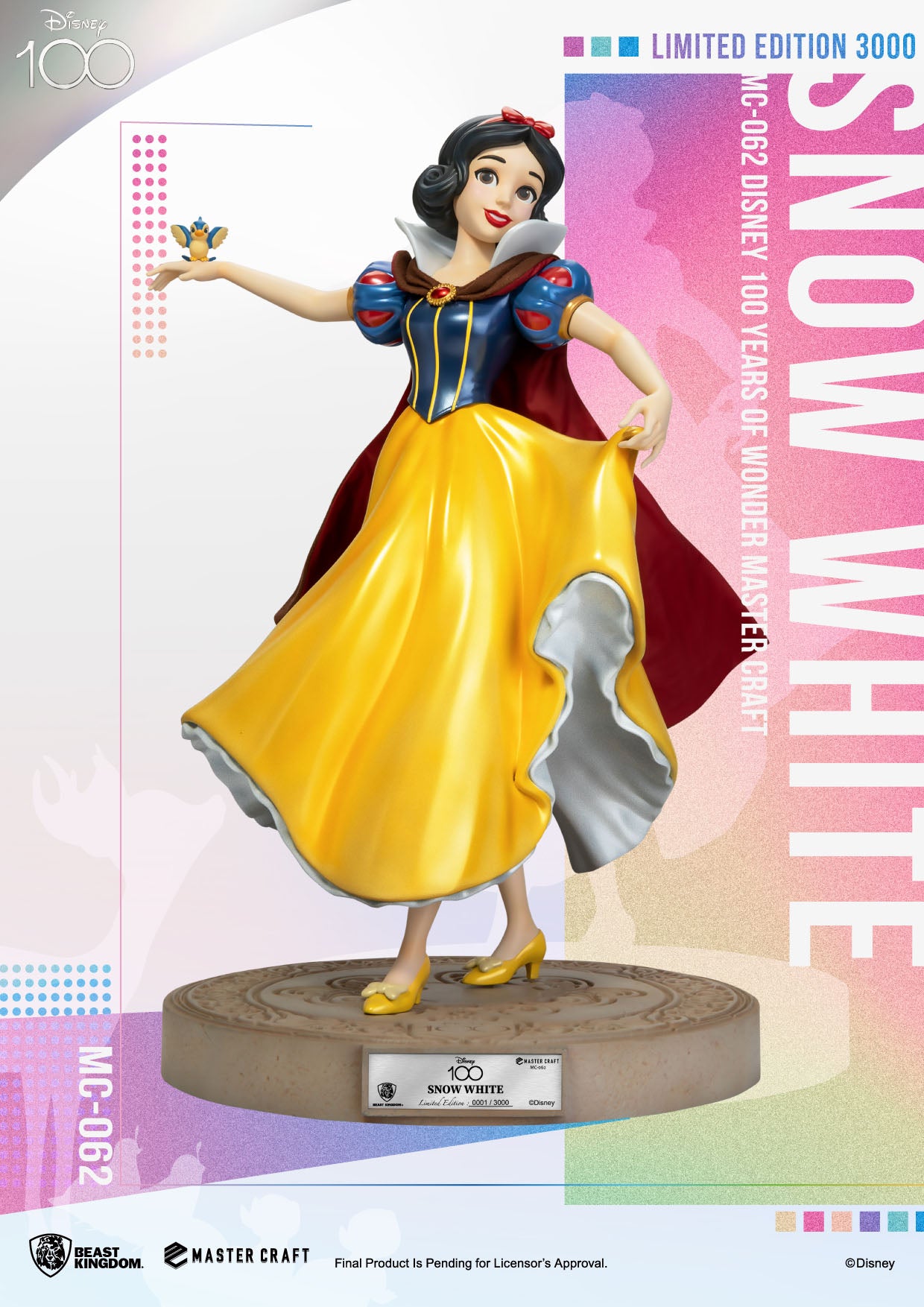 Disney 100 Years of Wonder Master Craft Statue Snow White 40 cm