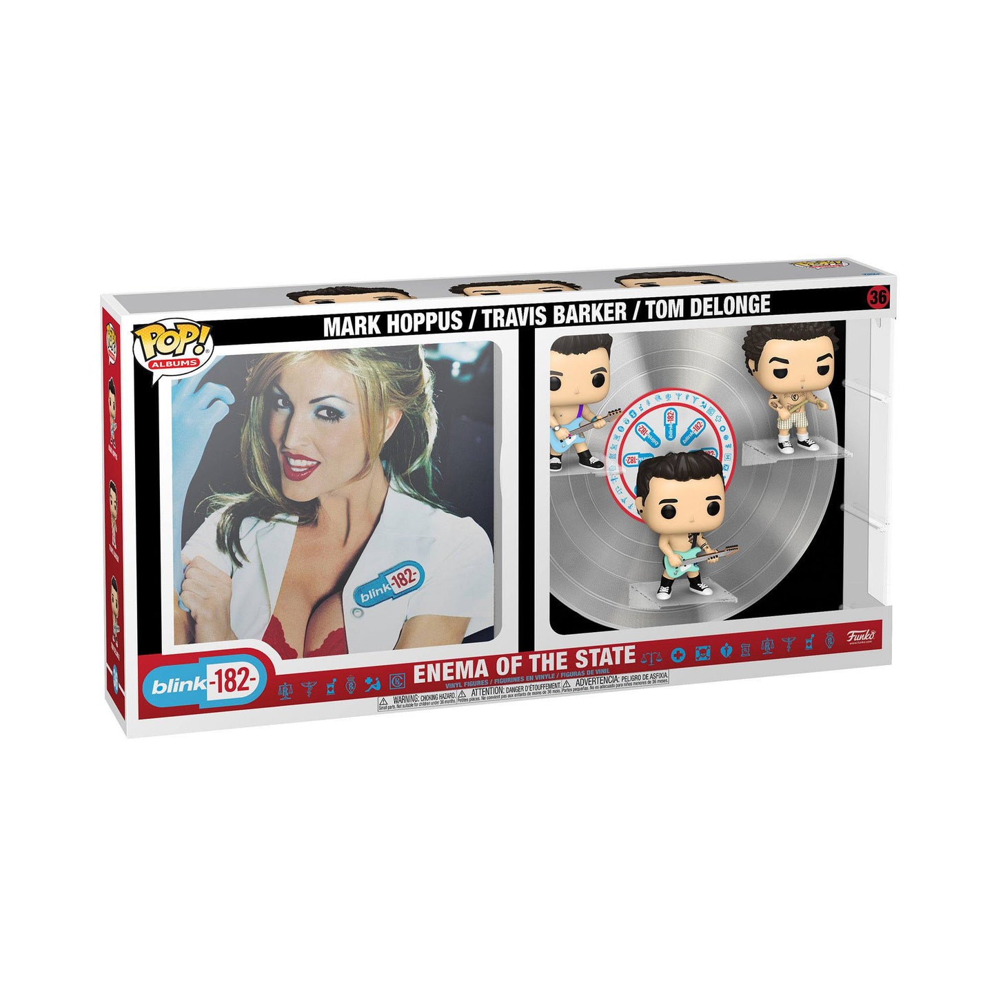 Blink-182 POP! Albums DLX Vinyl Figure 3-Pack Enema of the State 9 cm