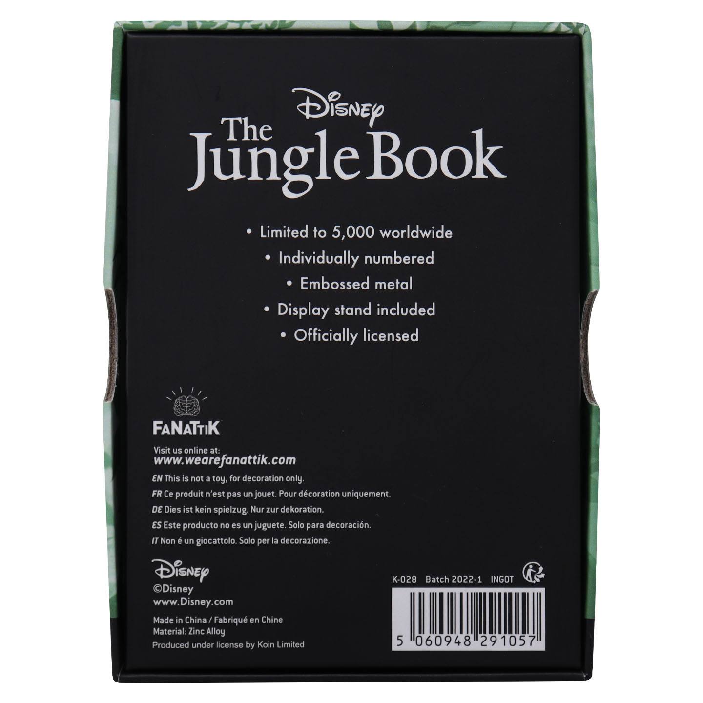 Disney Ingot Jungle Book Limited Edition