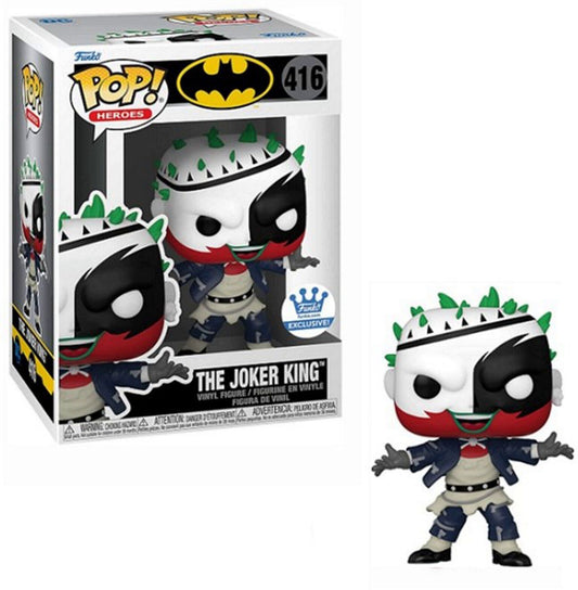 DC Comics POP! Heroes Vinyl Figure The Joker King Exclusive 9 cm