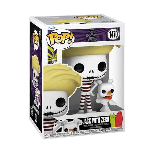 Nightmare before Christmas POP! Disney Vinyl Figure Jack w/Zero(Beach)